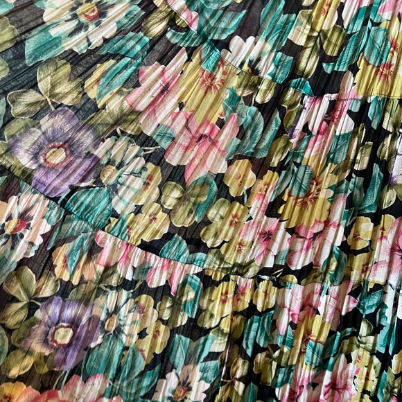 Vintage 90s Floral Maxi Skirt - Picture 2 of 5